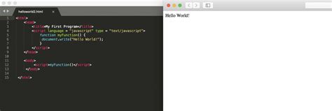 how to run javascript in html code