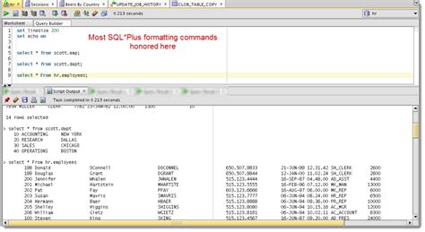 how to run multiple scripts in oracle sql developer