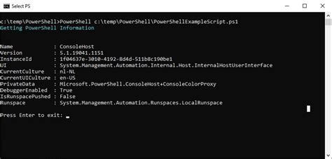 how to run powershell script step by step