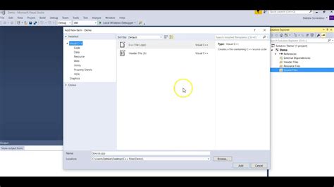 how to run program in visual studio c++