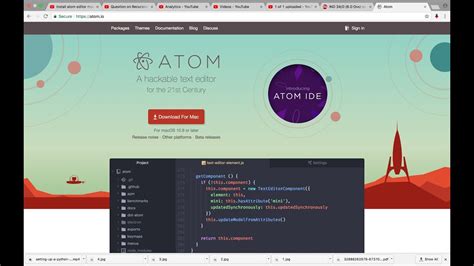 how to run python code in atom mac