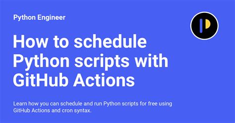 how to run python code in github actions