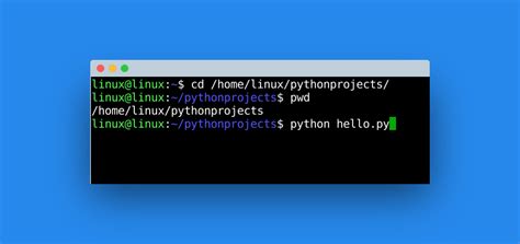 how to run python in terminal