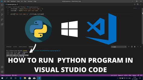 how to run python in visual studio code online