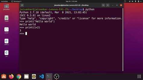 how to run python program in terminal linux