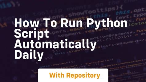 how to run python script automatically every day linux
