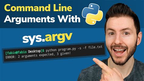 how to run python script from command line with arguments