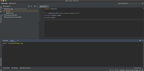 how to run python script in terminal pycharm
