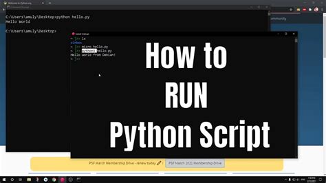 how to run python script in windows server