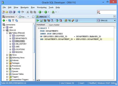 how to run query in sql developer
