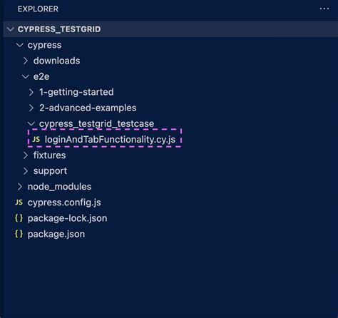 how to run single test file in cypress
