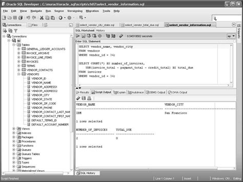 how to run sql script in pl sql developer