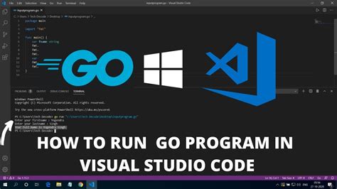how to run visual studio code on windows