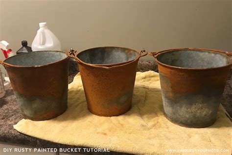 How To Rust A Galvanized Bucket