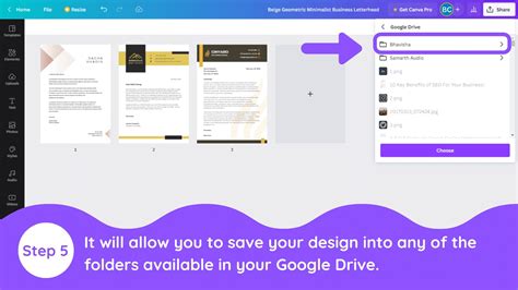 how to save a canva slide to google slides