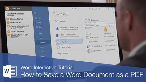 How To Save A Copy Of A Word Document As A Pdf