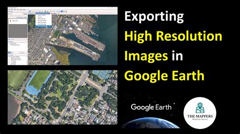 how to save a high resolution image from google earth