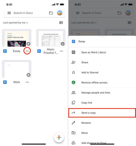how to save a pdf from google docs app