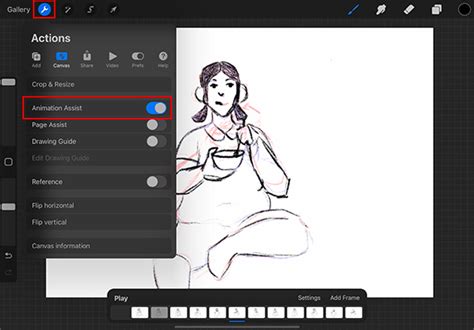 how to save animation on procreate