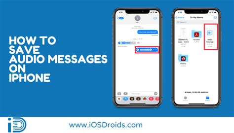 how to save audio messages on iphone automatically