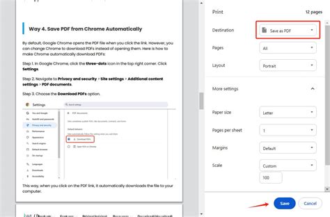 How To Save File As Pdf In Google Chrome