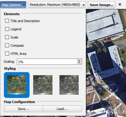 how to save google map image in high resolution