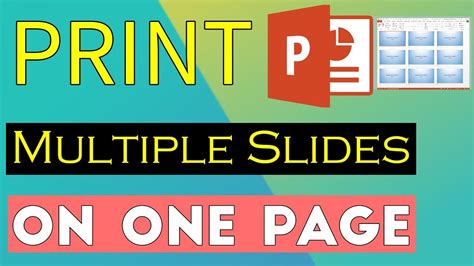how to save multiple powerpoint slides on one page