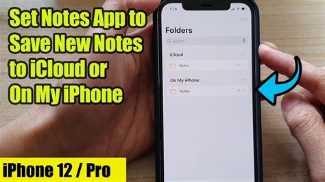 how to save notes on iphone not icloud