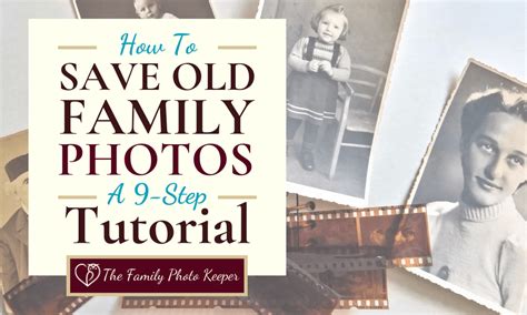 how to save old photos