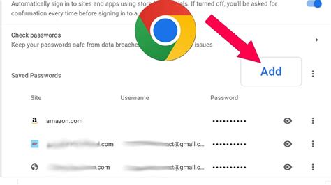 how to save password in google chrome manually