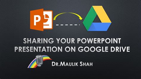 how to save powerpoint presentation to google drive