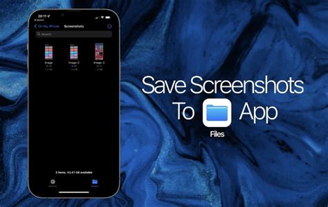 how to save screen image on iphone