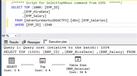 how to save sql execution plan