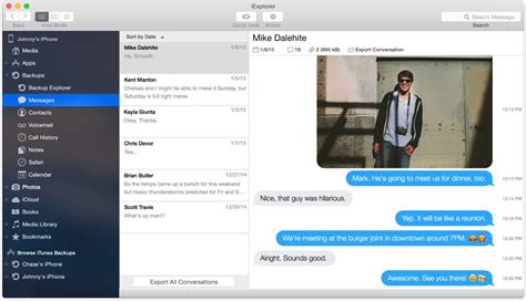 how to save text messages from iphone to mac computer
