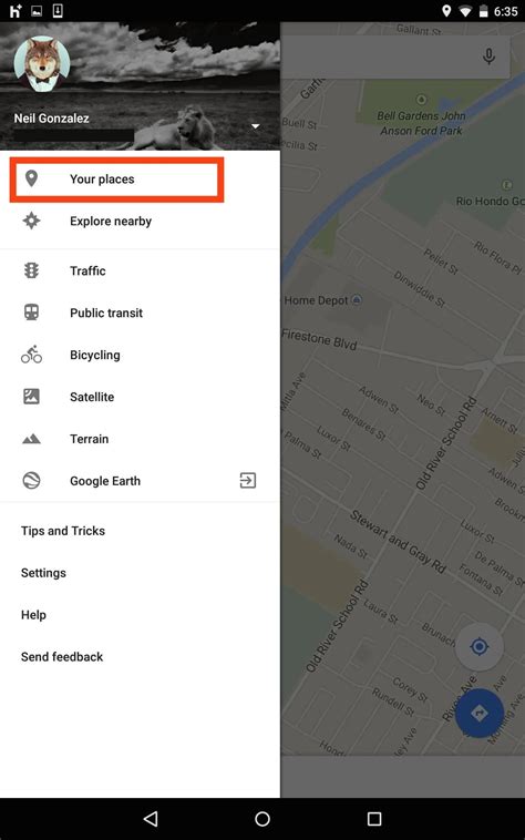 how to save the location in google map