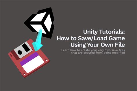 how to save your game in unity