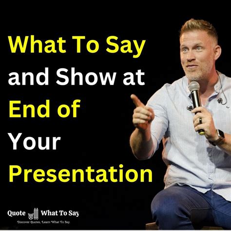 how to say a quote in a presentation