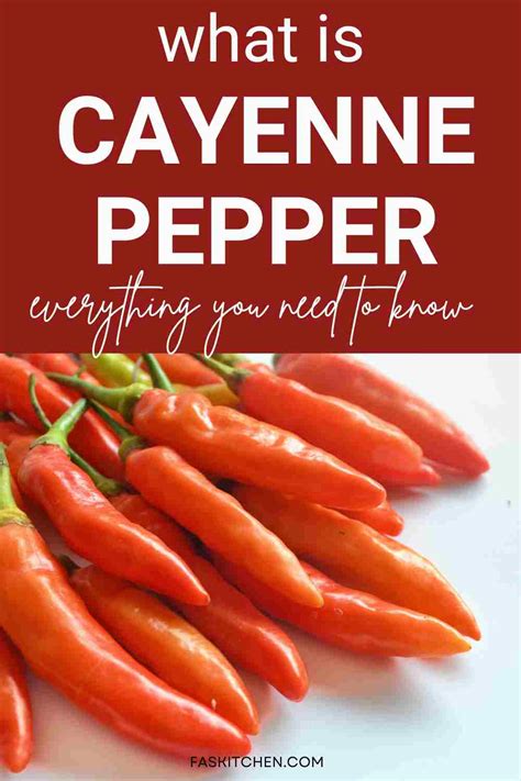 how to say cayenne pepper