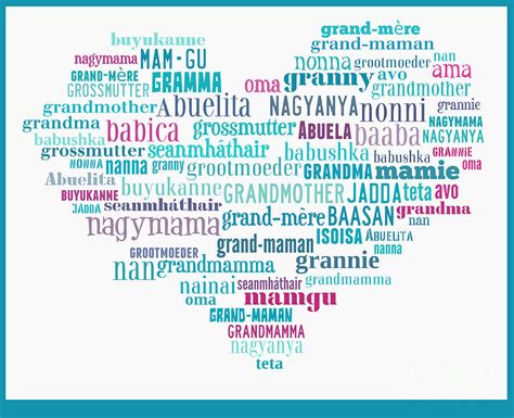 how to say grandparents in different languages