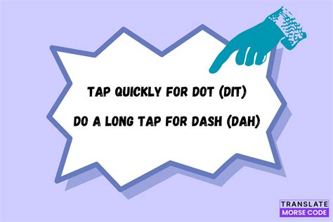how to say hello in morse code tapping