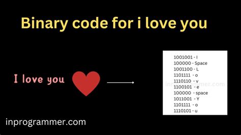 how to say i hate you in binary code