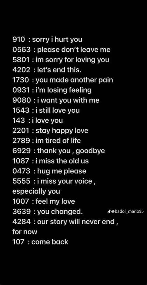 how to say i hate you in number code