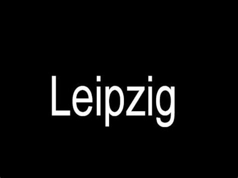 how to say leipzig