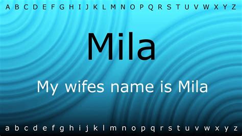 how to say mila