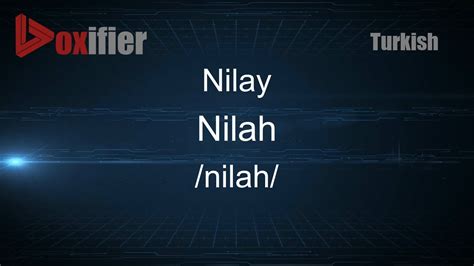 how to say nilah