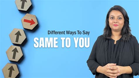 how to say same to you in different ways