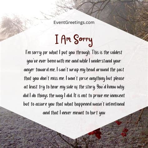 how to say sorry in a relationship examples