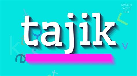 how to say tajiki in russian