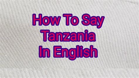how to say thank you in tanzania