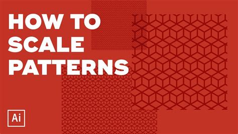 how to scale a pattern swatch in illustrator
